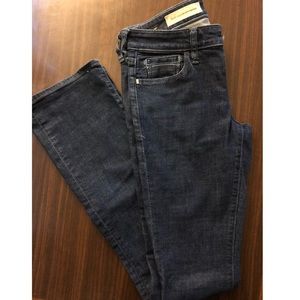anthropologie flared denim jeans